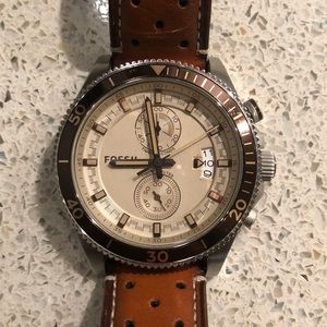 Men’s Fossil Watch - Light Brown